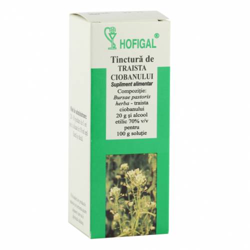 Tinctura Traista Ciobanului 50ml - Hofigal