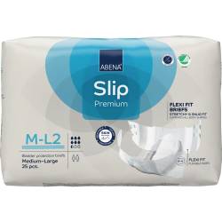 Scutece pentru adulti Premium Flexi Fit M-L2 cu absorbtie 2400ml, 25 bucati, Abena