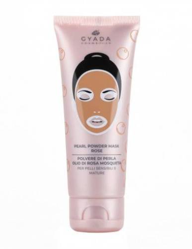 Masca de fata roz cu pudra de perle, 75 ml, Gyada Cosmetics