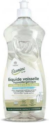 Detergent hipoalergenic pentru vase, fara parfum, eco-bio, 1000 ml, Etamine du Lys