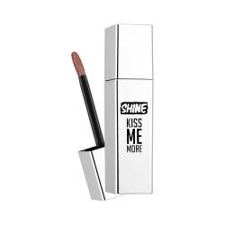 Ruj lichid Shine Kiss Me More Lip Tattoo 09 Coffee&Talk, 3.5ml, Flormar