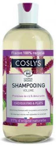 Sampon pentru ingrijire si volum par fin si subtire, cu proteine din orez si amarant, eco-bio, 500 ml, Coslys