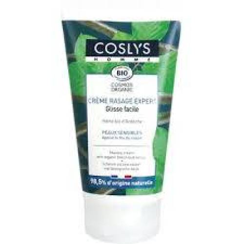 Crema pentru barbierit, pentru piele sensibila, cu muguri de fag, eco-bio, 125 ml, Coslys