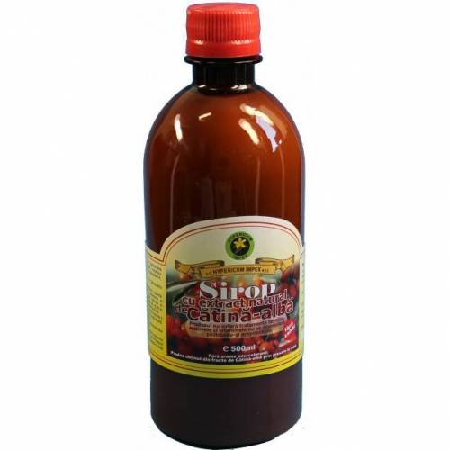 Sirop Catina Alba Fara Zahar 500ml - Hypericum