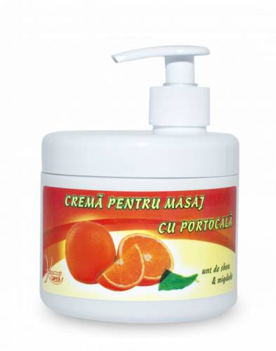 Crema pentru masaj cu portocala si unt de shea 500ml - Kosmo Line