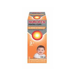 Nurofen pentru copii 100mg/5ml 100ml sirop Portocala