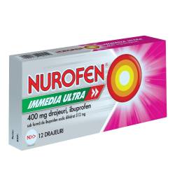 Nurofen Immedia Ultra 400mg drajeuri 24 comprimate