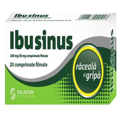Ibusinus Raceala si Gripa 10 comprimate