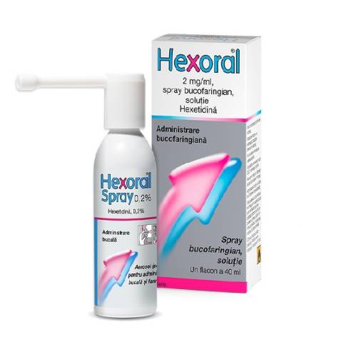 Hexoral 2mg/ml, spray 40 ml