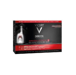 Vichy Dercos Aminexil clinical 5 tratament anticadere barbati, 21 fiole