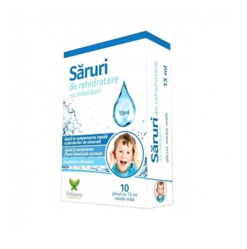 Saruri de rehidratare 10 plicuri Polisano
