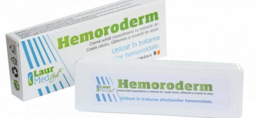 Hemoroderm supozitoare 1,5g - 10buc - LAUR MED