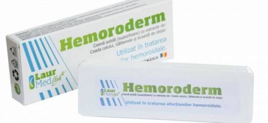 Hemoroderm supozitoare 1,5g - 10buc - LAUR MED
