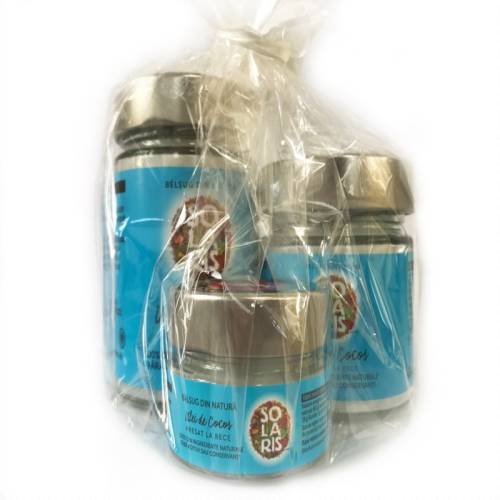 Solaris Pachet Promo Ulei de Cocos Presat la Rece 300 ml + 200 ml + 40 ml CADOU