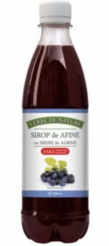 Sirop de afine cu miere 500ml - Manicos