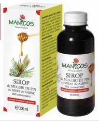 Sirop de muguri de pin cu miere 200ml - Manicos
