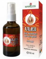 Ulei din samburi de struguri rafinat 50ml - Manicos