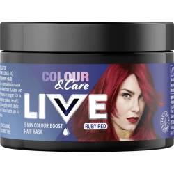 Masca de colorare si ingrijire Schwarzkopf Ruby Red, 150ml, Live