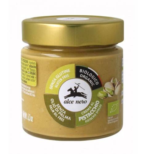 Crema tartinabila de fistic, bio, 180 g, Alce Nero
