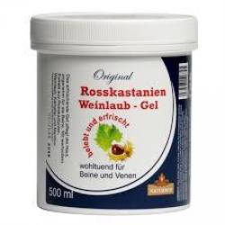 Gel cu Castane Salbatice si Vita de Vie, 500 ml, Naturhof