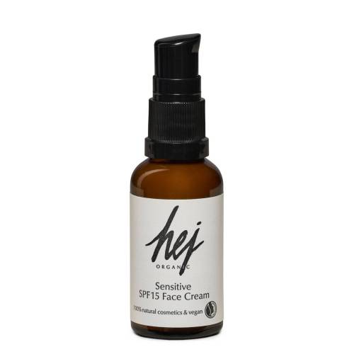 Crema faciala usoara de zi, SPF 15, Sensitive, 30 ml, HEJ ORGANIC