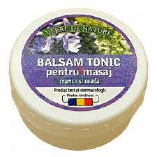 Balsam tonic pentru masaj frunte, tample si ceafa, 15 g, Manicos