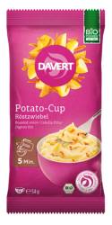 Piure de cartofi cu ceapa prajita eco-bio 54g, DAVERT