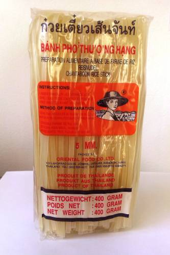 Taitei de orez lati 5mm fara gluten 400g FARMER