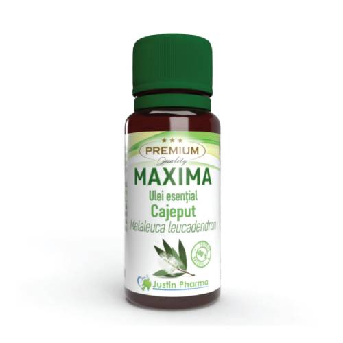 Ulei esential Cajeput Maxima, uz extern, 10 ml, Justin Pharma