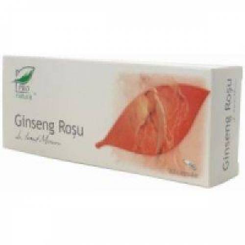 Ginseng Rosu 200mg 30cps Medica