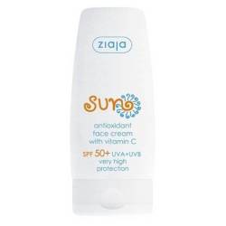 Crema de zi antioxidanta cu vitamina C si SPF 50, 50 ml, Ziaja Sun