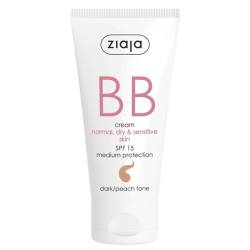 Cream Piele normala uscata si sensibila nunanta intunecata, SPF15, BB Cream, 50ml, - Ziaja