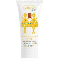 Pasta de dinti cu aroma de prajituri si inghetata de vanilie, Kids, 50ml - Ziaja
