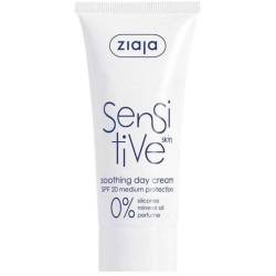 Crema de zi calmanta SPF20, Sensitive, 50ml, - Ziaja