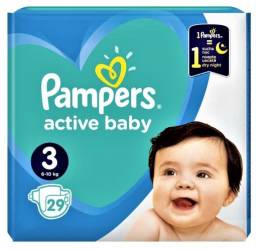 Pampers 3 (6-10kg) Active baby - 29 bucati