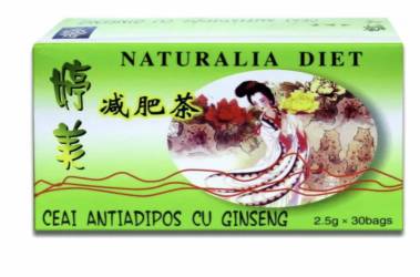 Ceai antiadipos cu Ginseng, 30plicuri - Naturalia Diet
