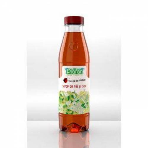 Sirop de tei si soc, 500ml - Plafar
