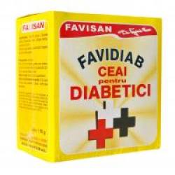 Favidiab  ceai pentru diabetici d016 50gr FAVISAN