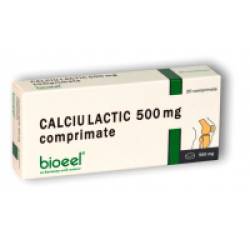 Calciu lactic 20cpr BIOEEL