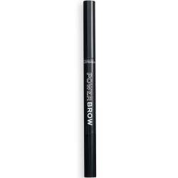 Creion pentru sprancene Relove Power Brow Pencil Granite, 0.3g, Makeup Revolution