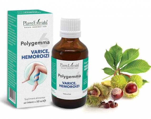 Polygemma 6 - Varice Hemoroizi 50ml Plantextrakt