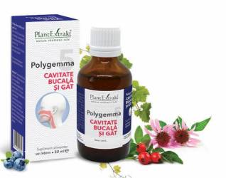 Polygemma 5 - Cavitate bucala si gat 50ml Plantextrakt
