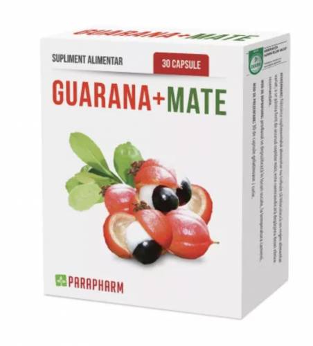 Guarana si Mate, 30cps  Quantum Pharm