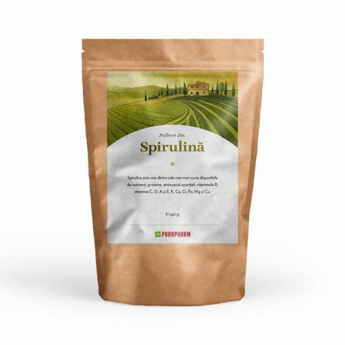 Pulbere din Spirulina, 250g - QUANTUM PHARM