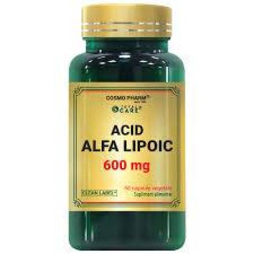 Acid Alfa Lipoic, 600 mg, 60 capsule, Cosmo Pharm