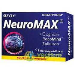 Neuromax + Cognizin, 40 capsule vegetale, Cosmo Pharm