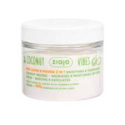 Scrub si Mousse pentru corp, 2 in 1, Coconut Vibes, 270 ml, Ziaja