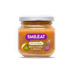 Piure Bio din pere, prune si banane +6 luni, 130 g – Smileat