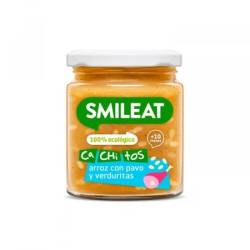 Mancare Bio din orez, curcan si legume +10 luni, 230 g – Smileat