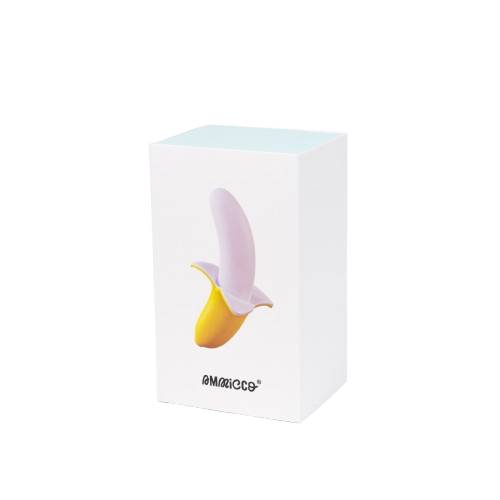 Mini vibrator silentios si discret Little Banana, 1 bucata, Ammicco